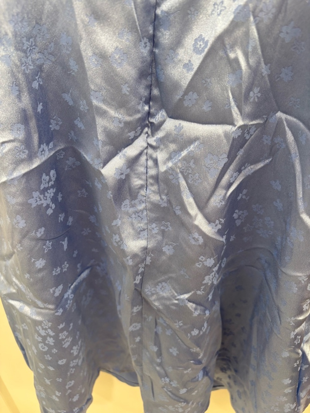 LA Hearts Periwinkle Satin Y2K Style Cowl Neck Mini Dress Size Small - Picture 13 of 14